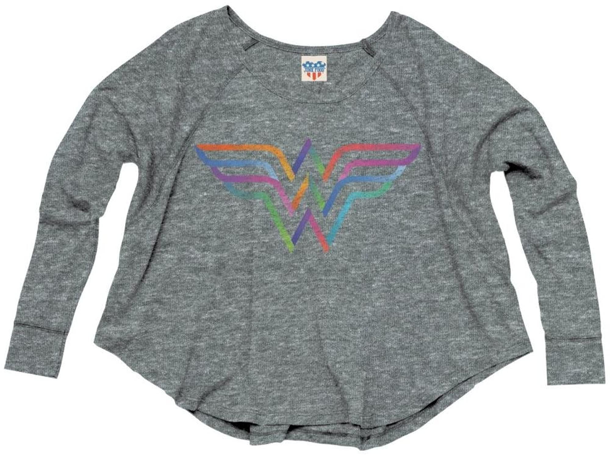 Junk Food Wonder Woman Rainbow Logo 