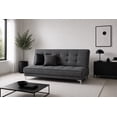 thumbnail image 1 of Sofa Cama Reclinable Zeus Lino Gris Oxford Futon Matrimonial 3 Posiciones EL BAZAR STORE Moderno Abotonado, 1 of 6