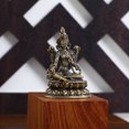 thumbnail image 3 of Tara Buddha Statue Retro Brass Figure Buddhist Statuette for Temple, 3 of 8