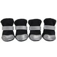 thumbnail image 2 of jiaroswwei 4Pcs Reflective Dog Puppy Shoes Pomeranian Teddy Bichon Soft-soled Pet Boots, 2 of 8