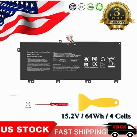 15.2V 64Wh B41N1711 battery for ASUS ROG STRIX GL503vd GL703VD GL503VM FX503