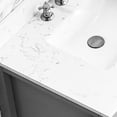 thumbnail image 3 of Artificial Stone Vanity Top with Assembled Undermount Sink 3 Faucet Holes for Bathroom Makeover, 3 of 7
