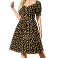 thumbnail image 2 of Vestido de manga corta inmortalizado por Brian May, ropa de verano para mujer, vestidos para mujer, vestidos de fiesta para mujer, vestidos de ceremonia., 2 of 8