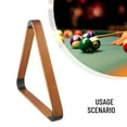 thumbnail image 4 of Bgsha 57.2MM Solid Wood Billiard Ball 8 Pool Ball Triangle Frame Racks 2-1/4, 4 of 9