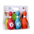 thumbnail image 3 of Playkidz Soft Baby Bowling Set 7-Piece Soft Bowling Game for Boys & Girls w/ Colorful Numbered Pins & Ball Safe, Great Toy for Indoor or Outdoor Birthday, Toddler & More Ages 18M+, 3 of 5