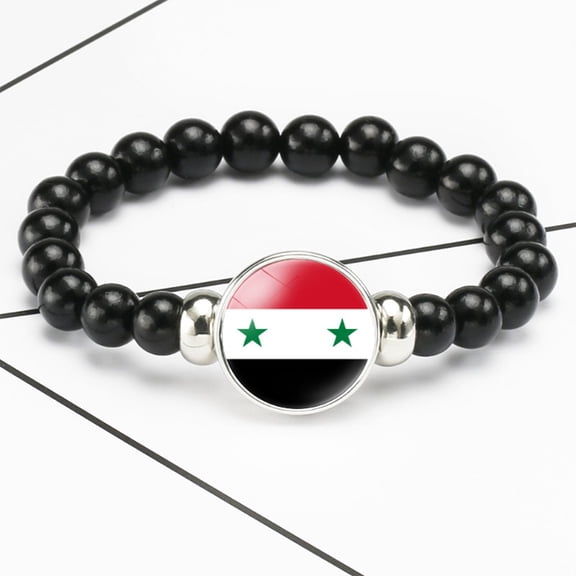 Uijokdef Acrecean Beaded Bracelet, Acrylic, Africa Countries