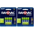 thumbnail image 1 of Baterías Recargables Rayovac AAA 900mAh 4 Unidades (Paquete de 2), 1 of 7