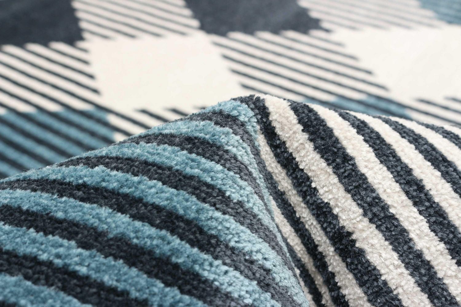 ECARPET Washable Plaid Area Rug & Runner for Kitchen, Bedside, Living Room