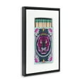 thumbnail image 3 of Stupell Industries Tiger Glam Brand Matches Fashion Painting Black Floater Framed Canvas Art Print Wall Art, 17 x 25, 3 of 9