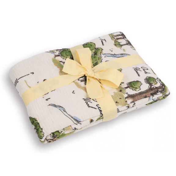 Disney Parks Winnie the Pooh and Pals Throw Blanket New with Tag