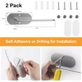 thumbnail image 4 of Ilymtics 2 Pack Tumbler Lid Organizer,Cup Lid Holder for Kitchen Cabinets, 4 of 7
