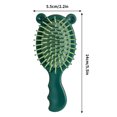 thumbnail image 3 of SATRINO Mini Hair Brush, Detangling Hairbrush for Dry and Wet Hair, Small Size Travel Detangler Brush for Girls Boys Kids Women Men for All Hair Types (G), 3 of 8