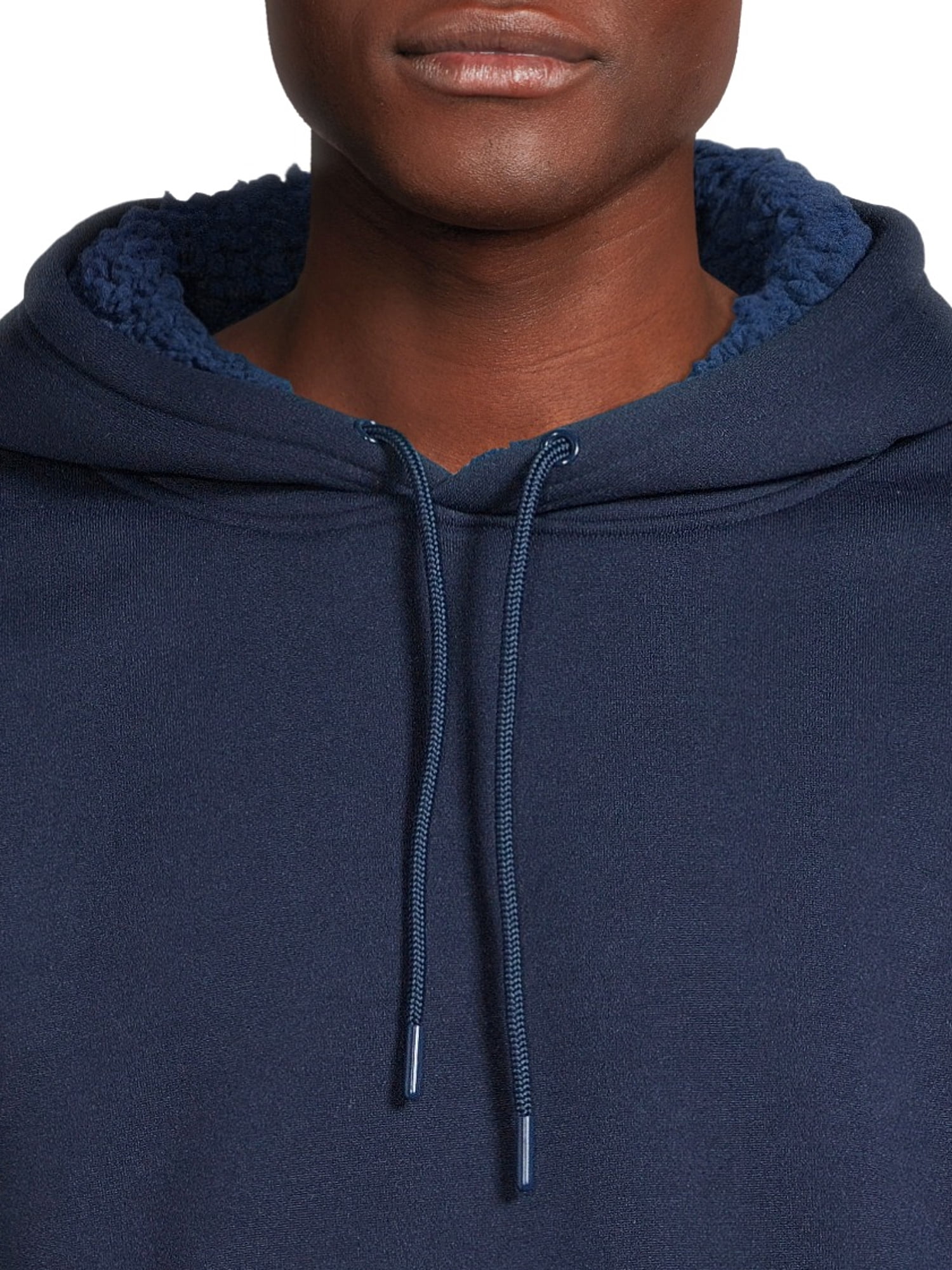 Tahari Men's Fleece Pullover Hoodie with Cargo Pocket on Sleeve, Sizes S-3X