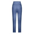thumbnail image 5 of Hvyesh Denim Yoga Pants Butt Lifting Jeans for Women Mid Rise Full Length Shaping Stretchy Pants for Women, 5 of 6