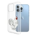 thumbnail image 2 of WIRESTER Soft TPU Clear Case Slim Protective Cover for Apple iPhone 13 Pro Max 6.7" 2021, White Cochin Chicken, 2 of 3