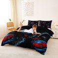thumbnail image 2 of Erosebridal Red Racing Car Kids Queen Duvet Cover Set, Extreme Sport Bedding, 3pcs, No Comforter, 2 of 5