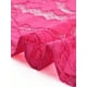 thumbnail image 5 of INSPIRAR CHIC Blusa de Encaje Floral para Mujeres, Off Shoulder, Transparente, Manga 3/4, Top Peplum XS Rojo Rosa, 5 of 5