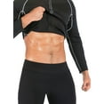 thumbnail image 3 of DODOING Ursexyly Men Exercise Sweat Hot Dress Shirt Sauna Suit Neoprene Slimming Fitness Tops Gym Abdominal Trainer Top, 3 of 8