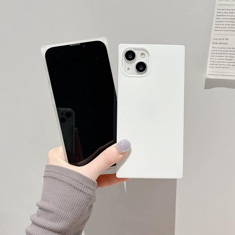 ホワイト iPhone14 ProMax ケース マット 白 6.7 カバー White iPhone 14 Pro Max Case,Luxury Glossy Milk Color Sleek Pure