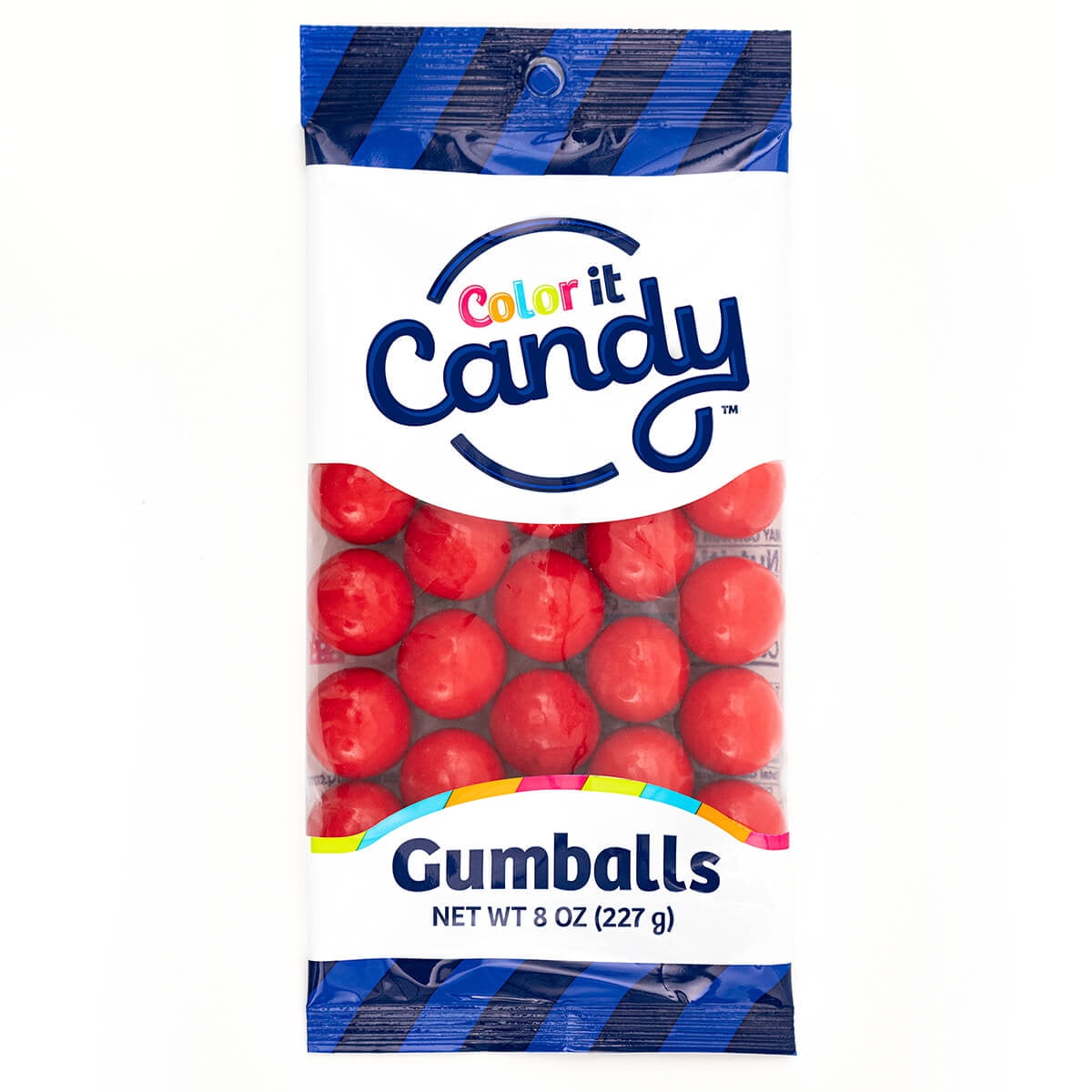 Color It Candy Red Decorative Candy Buffet Gumballs, 8 oz