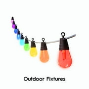 GE Cync 24ft Café Lights Dynamic Effects Smart LED Color Changing Patio String Lights