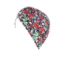 thumbnail image 1 of Turban pour Femmes Polyester Réutilisable Lavable Pliable Casquette Décorative Intérieur Extérieur Marche Travail Bonnet Rouge Rose, 1 of 7