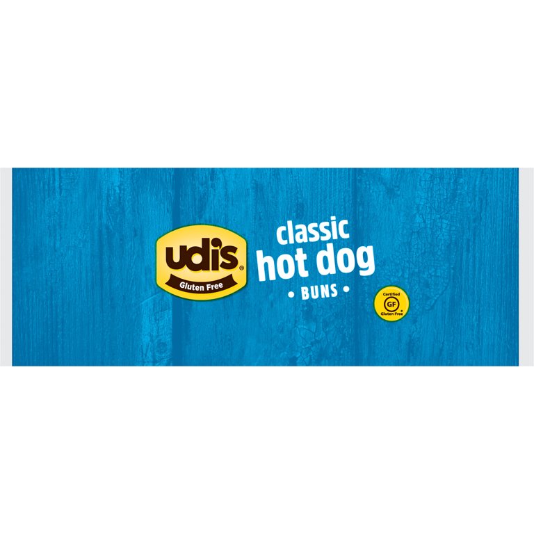 Udis Gluten Free Classic Hot Dog Buns 6 ct 14.4 oz - Walmart.com