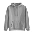 thumbnail image 7 of CHGBMOK Women's Fall Hoodie Jackets Long Sleeve Zip Up Track Jackets Comfy Fleece Lined Sweatshirts with Pockets, 7 of 7