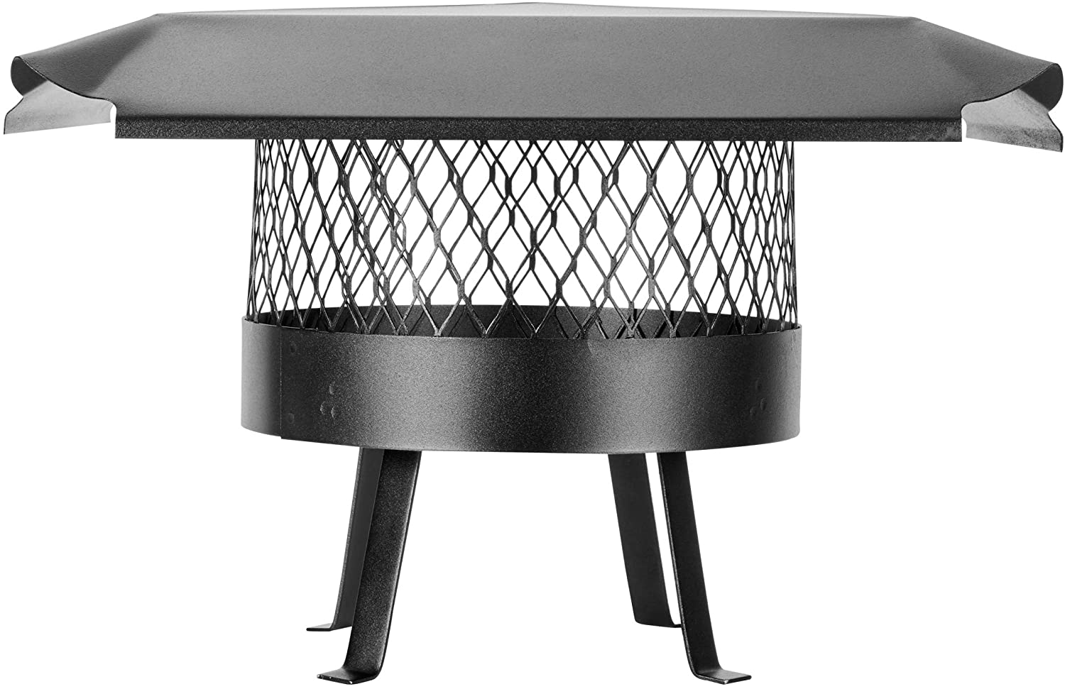 Draft King CBO813 12" Round Black Galvanized Steel Single Flue Chimney