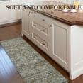 thumbnail image 3 of FairOnly 2'x6' Green Washable Runner Rugs for Hallway Oriental Floral Non Slip Soft Runner Rugs for Entryway Kitchen Laundry Rugs, 3 of 7