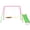 Pink, variant on VERTEX&KAIBIN Swing Sets for Backyard with Slide Outdoor Heavy-Duty Metal Playset 3 in 1 Swing Set with Slide