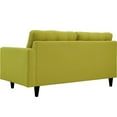 thumbnail image 3 of Loveseat Sofa Couch, Green, Fabric, Living Kitchen Cafe Bistro Hospitality Restaurant, Modern Contemporary HB33075, 3 of 3