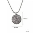 thumbnail image 6 of GKNET Flower of Life Om Yoga Pendant Necklace Mandala Stainless Steel Chain Jewelry, 6 of 6