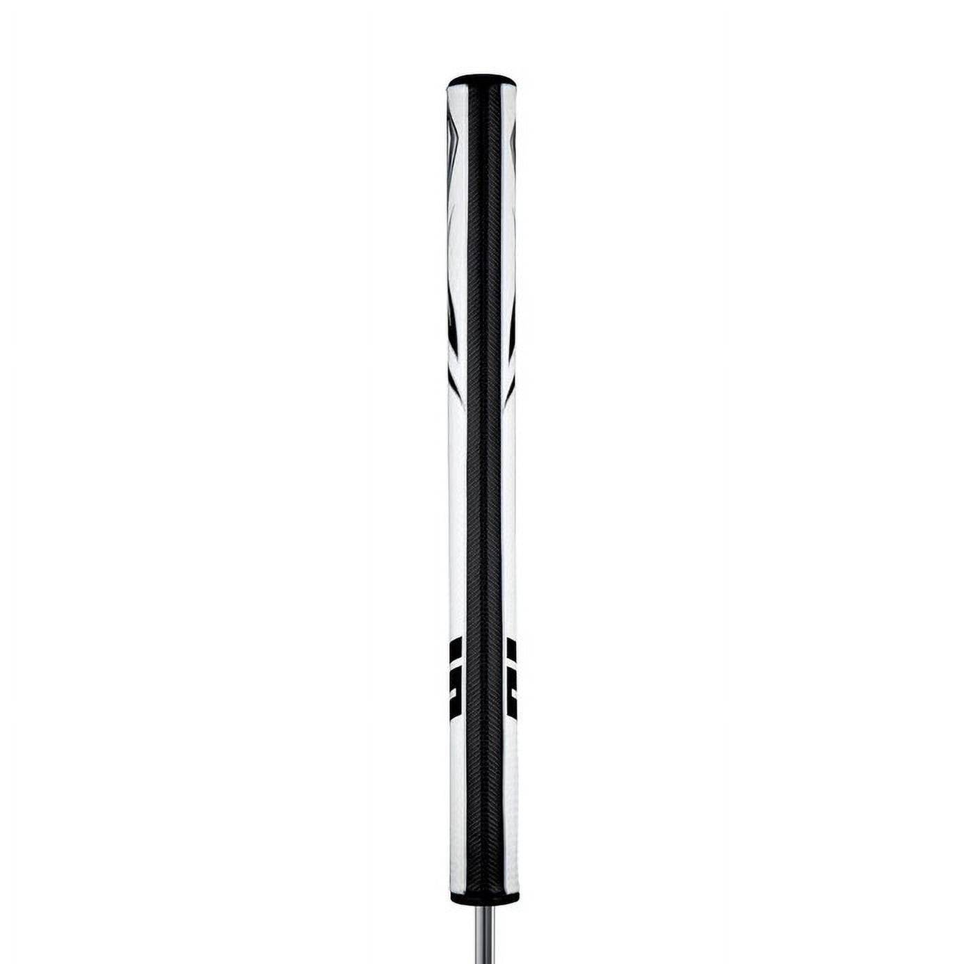 SuperStroke Zenergy XL Flatso 2.0 Putter Grip (White/Black, 1.30", 87g) NEW