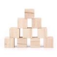 thumbnail image 1 of Bloques de Madera Natural Jadeshay 10 Piezas 25 mm Cubo, 1 of 10