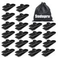 thumbnail image 1 of Clips para lona Agarre de bloqueo resistente, 20 piezas Abrazaderas para lona Clips para cubierta de piscina Soporte de sujetadores para tienda de campaña de tiburón para toldos de camping Cubierta de, 1 of 5