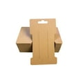 thumbnail image 2 of maskred 100 Pieces Hairpin Display Paper Cards Head Rope Packaging Solid Color Jewelry Accessory Cardboard Home Storage Brown, 2 of 6