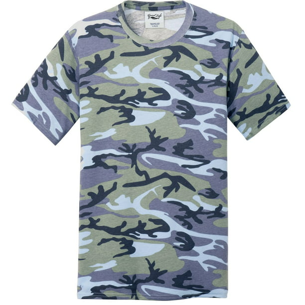 hoekpunt niemand leugenaar Mens Cotton Camo Tee Shirt Camouflage T-shirts - Walmart.com