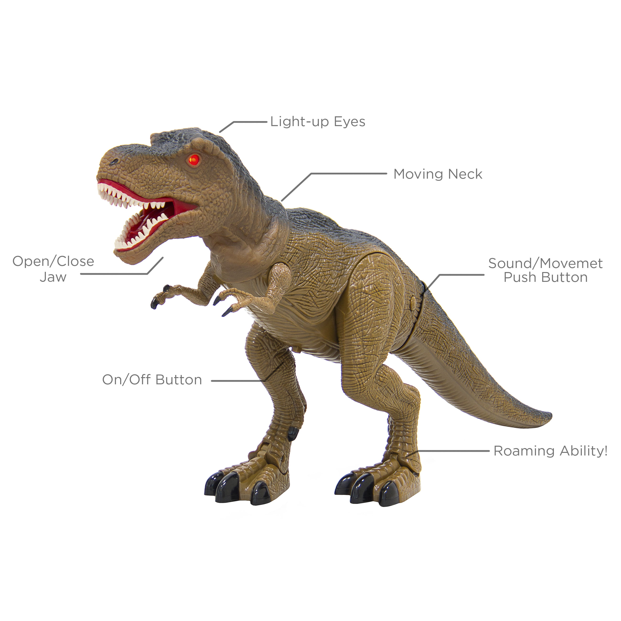 walking dinosaur t rex