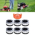 thumbnail image 2 of 6 Pack String Trimmer Spool Line With Spool Cover For Easy Grass Cut ART 23SL, 2 of 6