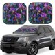 thumbnail image 1 of Balery Starry Night Iris Field Parasol para parabrisas de coche de 2 piezas | Parasol plegable para parabrisas delantero de coche para la mayoría de sedanes-Medium, 1 of 6