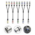thumbnail image 2 of MYG Double Shielded Cable Metal Head 1/4 TRS 6.35mm Male to Dual FeMale Audio Cable, 2 of 4