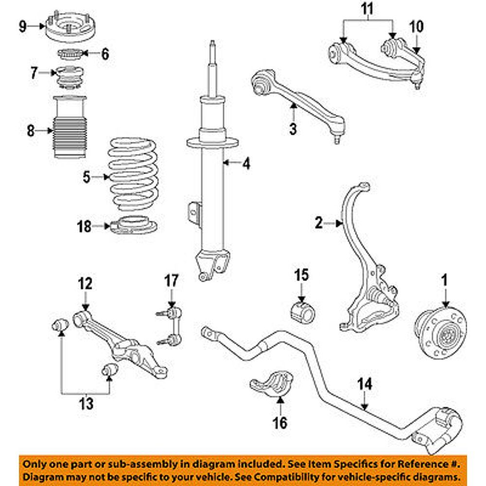 Dodge CHRYSLER OEM 2016 Charger FrontTension Strut 68234847AB