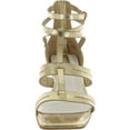 thumbnail image 3 of Franco Sarto Womens Korie Faux Leather Square Toe Heels, 3 of 3