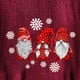 thumbnail image 5 of Pntutb Mujer Casual Navidad Impresión Botones De Felpa Manga Larga Con Capucha Abrigo De Felpa Top Pntutb Pntutb-4785, 5 of 5