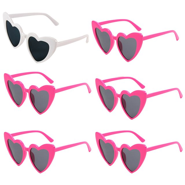 Gafas de sol con forma de corazón para mujer, gafas de sol Retro de ojo de gato, decoración de compromiso de boda, compras, viajes, accesorios de fiesta