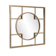 thumbnail image 4 of Tyler Dillon Metal Framed Circular & Square Gold Wall Mirror - 20"H x 20"W, 4 of 11