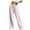 Pink, variant on Ltctricy Wide Leg Pants for Women Elastic High Waisted Drawstring Striped Casual Pants Baggy Trendy Trousers with Pockets(Pink,X-Small)