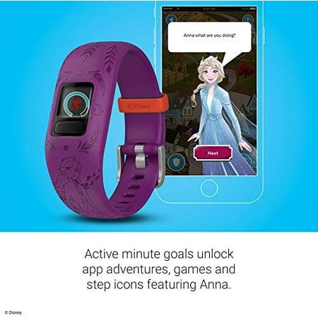 Garmin vÃvofit Jr 2, Kids Fitness/Activity Tracker, 1-Year Battery Life, Adjustable Band, Disney