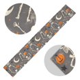 thumbnail image 5 of Yayeee Table Runner 90 inches Long Home Kitchen Dinning Party Decoration, Gray Halloween Skeleton, 5 of 7